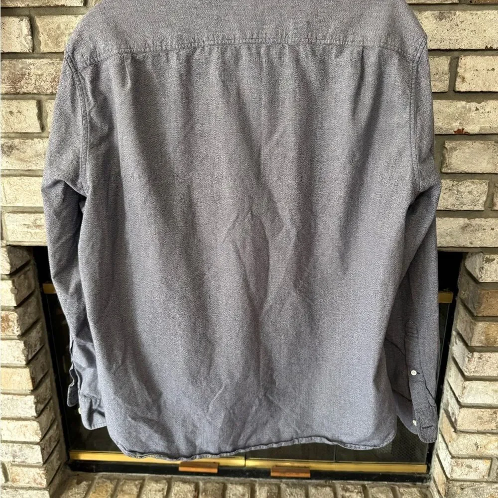 Men's J. Crew Grey Button-Up Shirt
